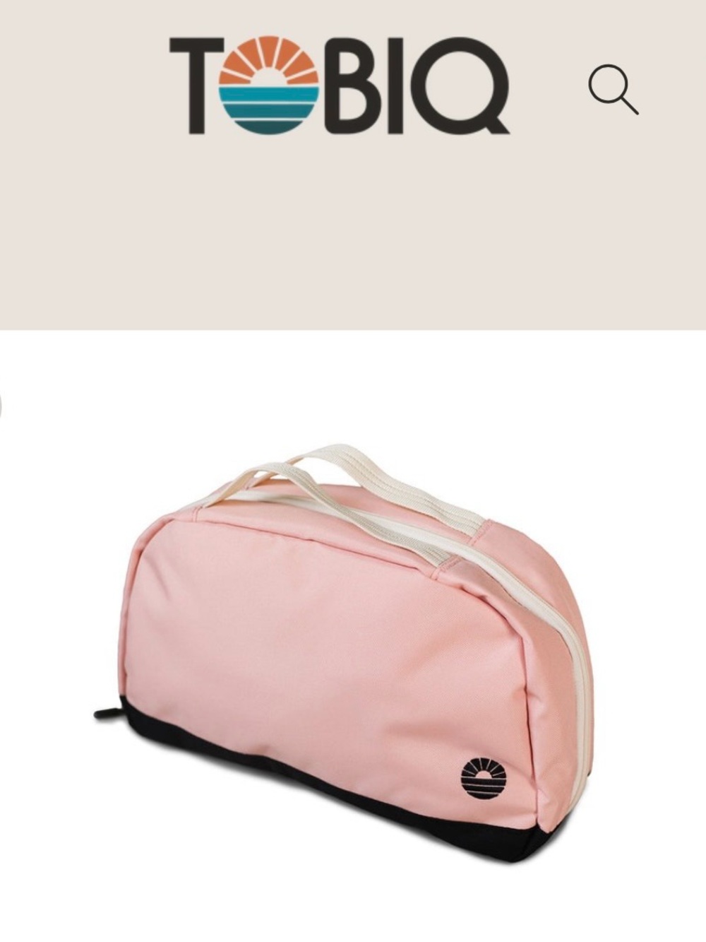 Tobiq Pink Travel Toiletry Bag